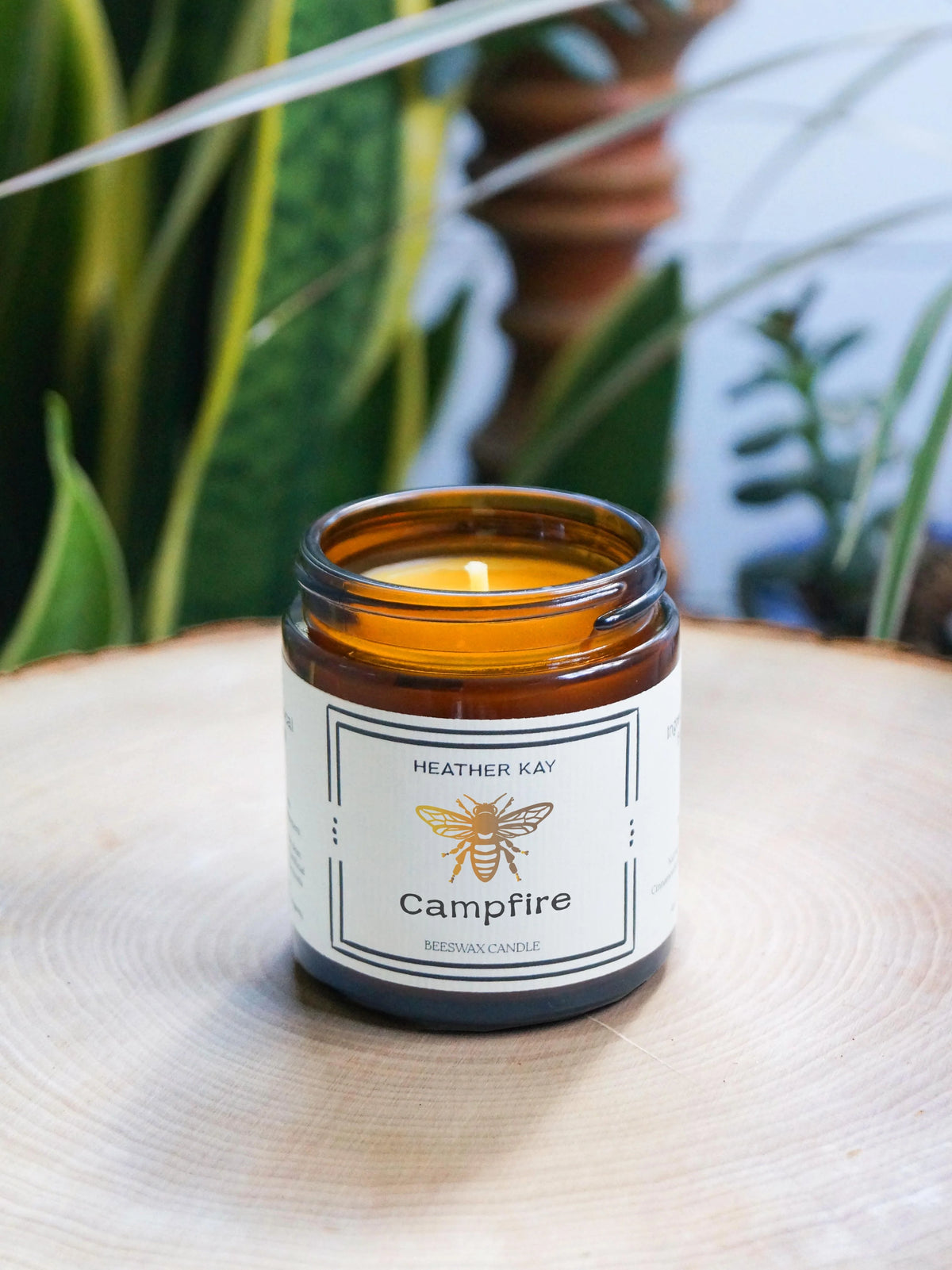 Campfire Beeswax Candle