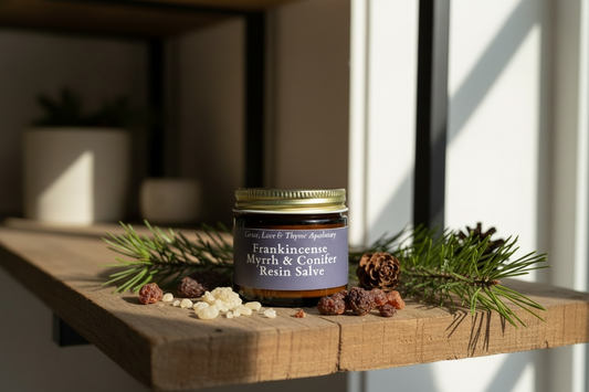FRANKINCENSE, MYRRH & CONIFER RESIN SALVE