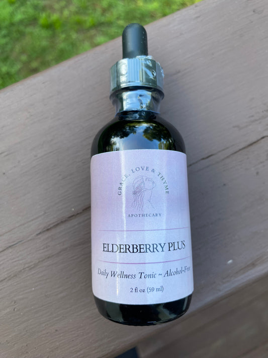 ELDERBERRY PLUS | Daily Wellness Tonic | ALCOHOL-FREE