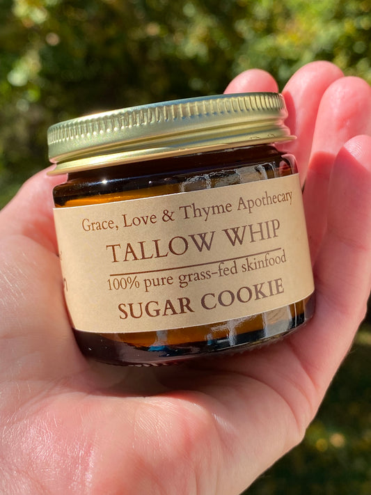 SUGAR COOKIE |Whipped Tallow | No Essential Oils | 2 oz **WILL SHIP THE WEEK OF NOV 2ND**