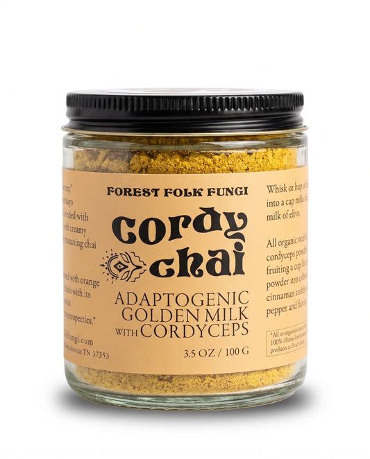 CORDY CHAI ~ Golden Milk Cordyceps Latte