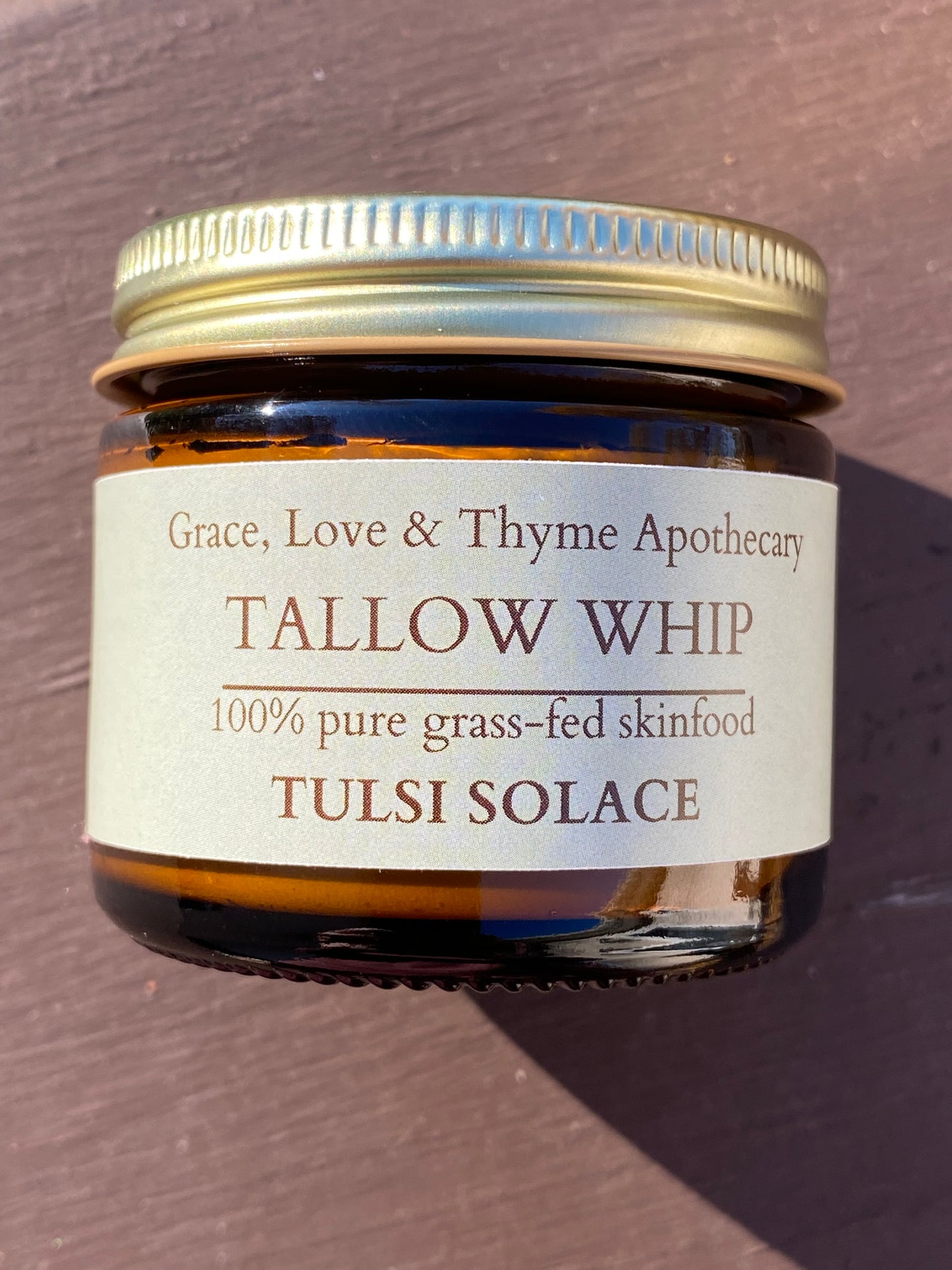 TULSI SOLACE | Tallow Whip | No Essential Oils | 2 oz