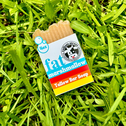 FAT MARSHMALLOW TALLOW BAR SOAP | NO ESSENTIAL OILS