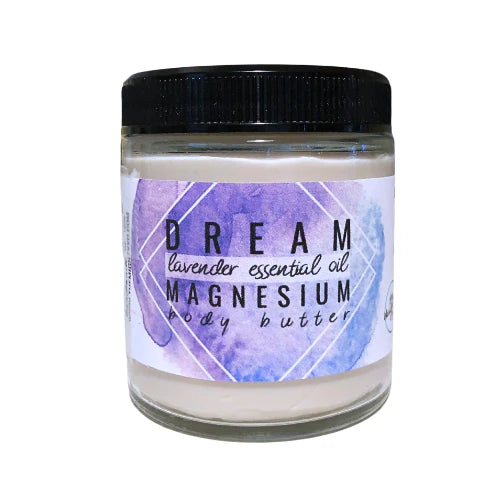 MAGNESIUM BODY BUTTER | Dream | Restful, Deep, Restorative Sleep | with Lavender EO