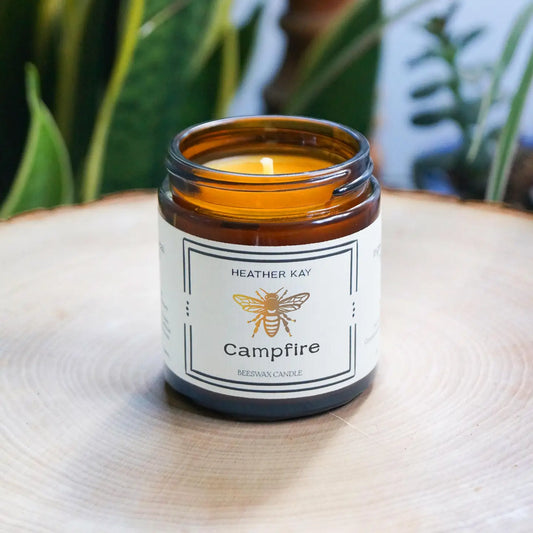 Campfire Beeswax Candle