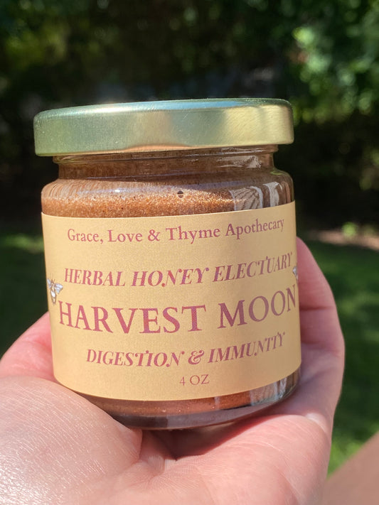 HARVEST MOON ELECTUARY | herb infused raw honey