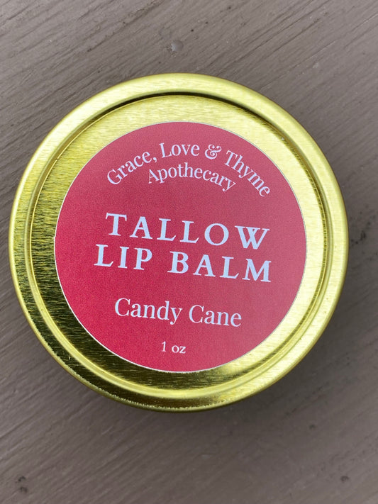 TALLOW LIP BALM | Candy Cane