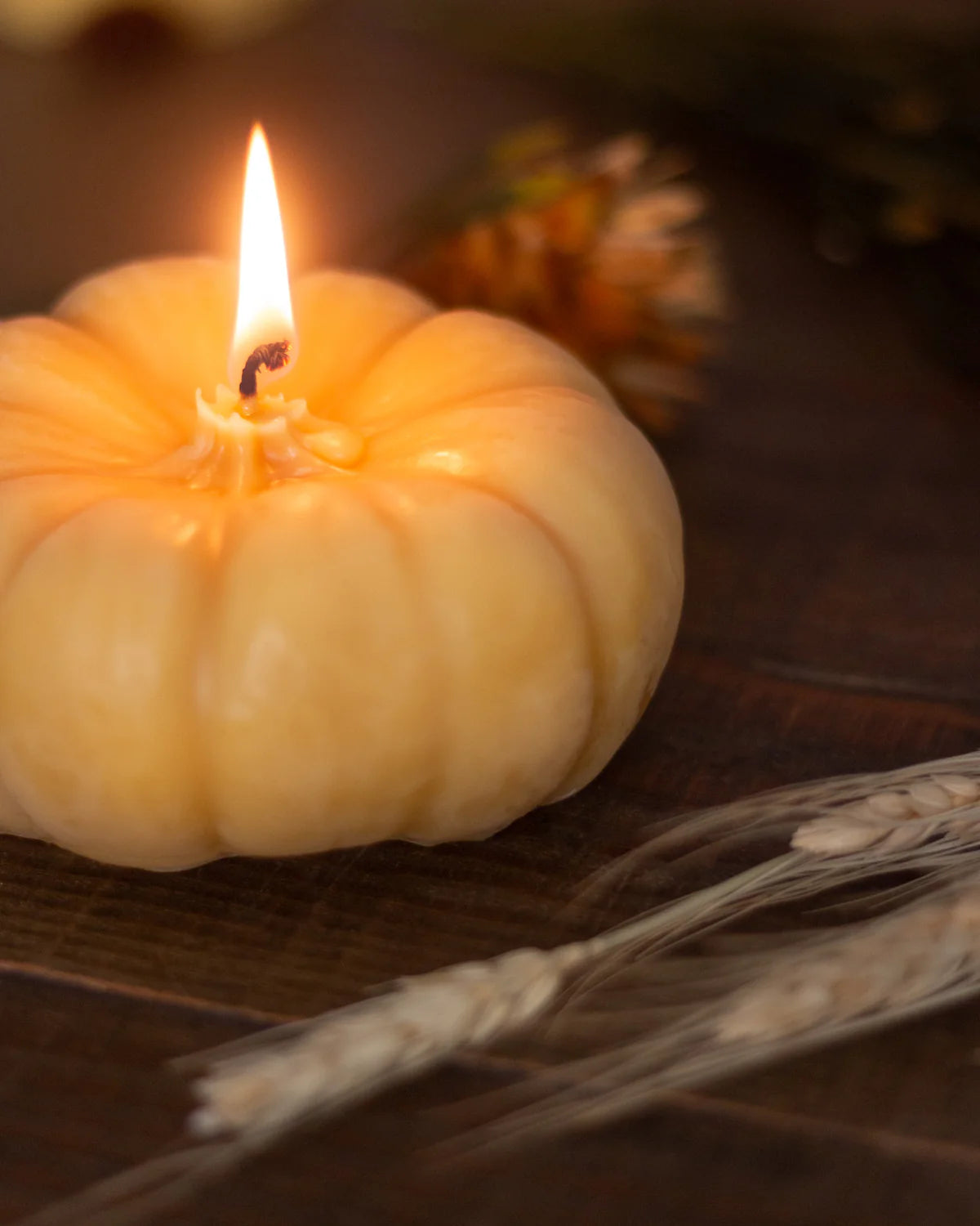 Pumpkin Beeswax Candle