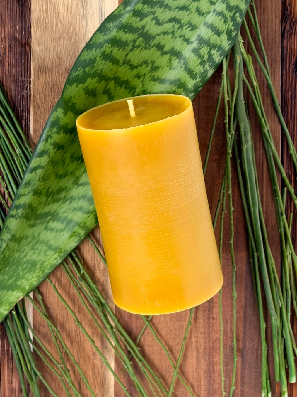 Beeswax Pillar Candle