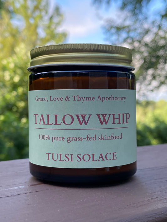 TULSI SOLACE | Tallow Whip | No Essential Oils | 4 oz