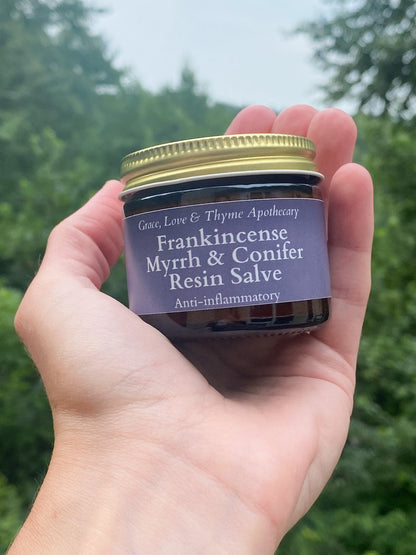 FRANKINCENSE, MYRRH & CONIFER RESIN SALVE